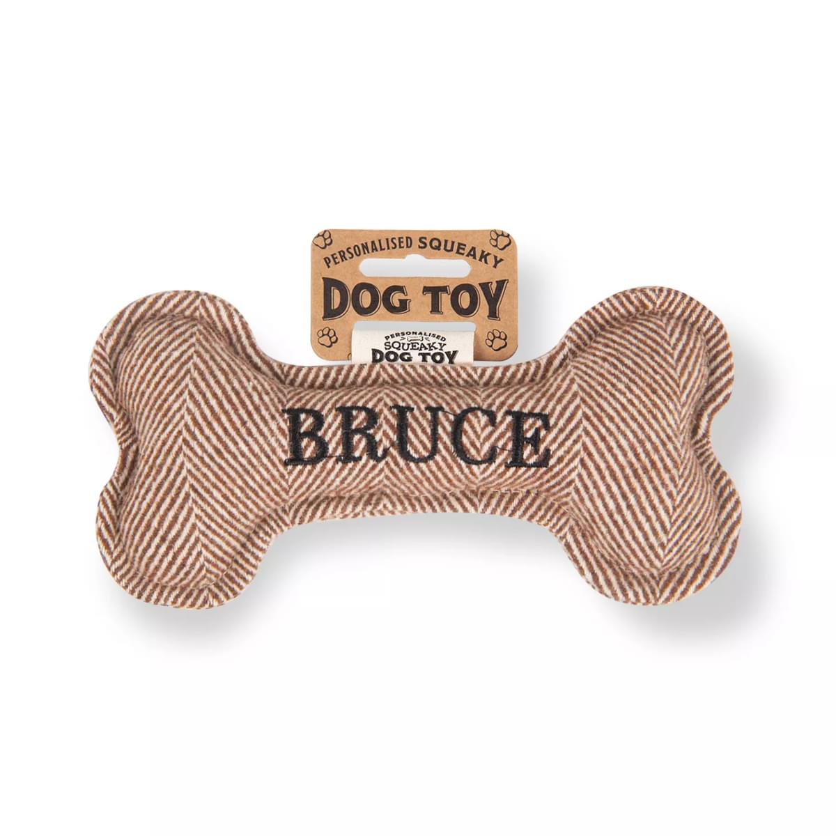 History & Heraldry Bruce Squeaky Bone Toy