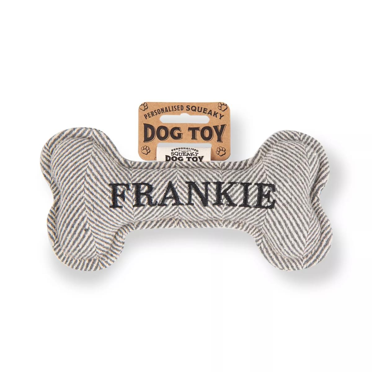 History & Heraldry Frankie Squeaky Bone Toy