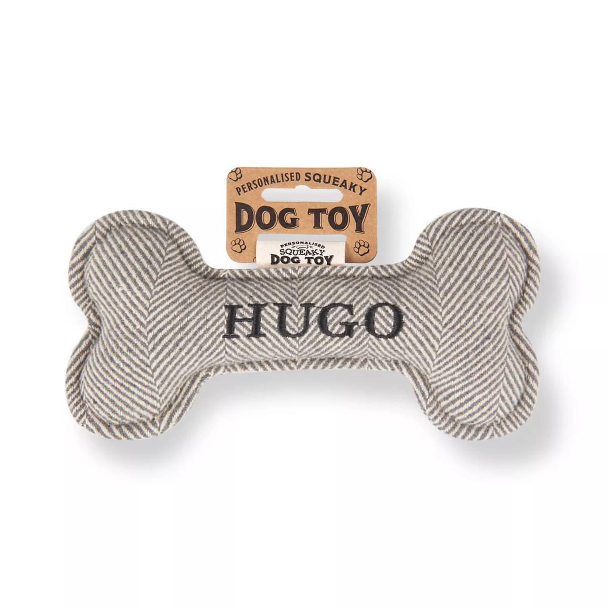 History & Heraldry Hugo Squeaky Bone Toy