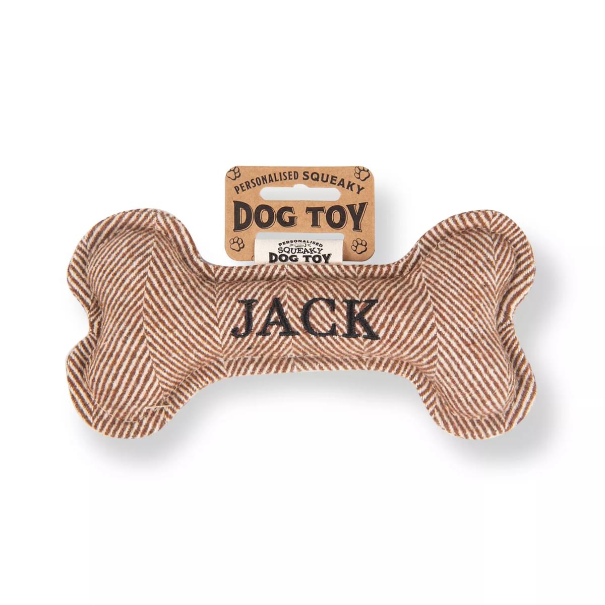 History & Heraldry Jack Squeaky Bone Toy