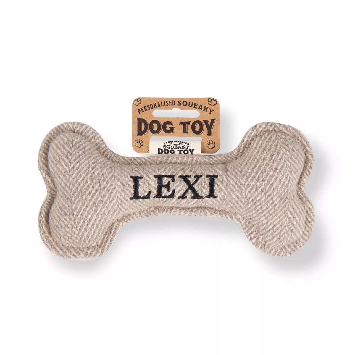 History & Heraldry Lexi Squeaky Bone Toy