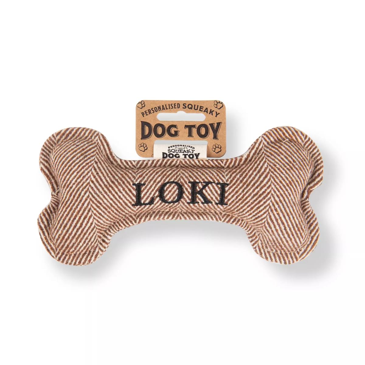 History & Heraldry Loki Squeaky Bone Toy