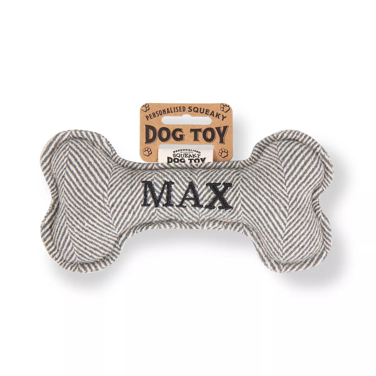 History & Heraldry Max Squeaky Bone Toy