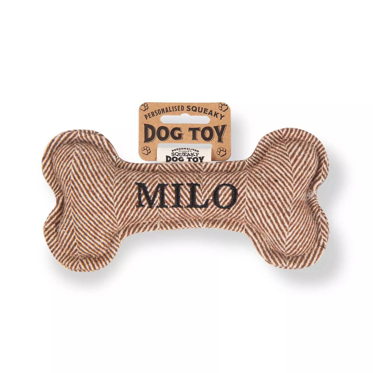 History & Heraldry Milo Squeaky Bone Toy