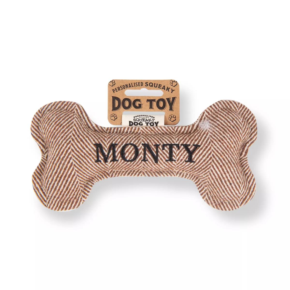 History & Heraldry Monty Squeaky Bone Toy