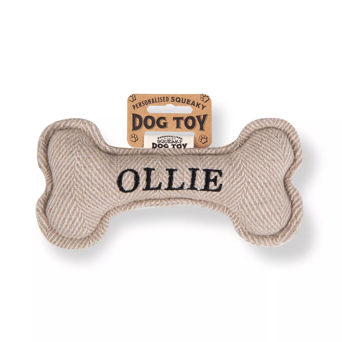 History & Heraldry Ollie Squeaky Bone Toy