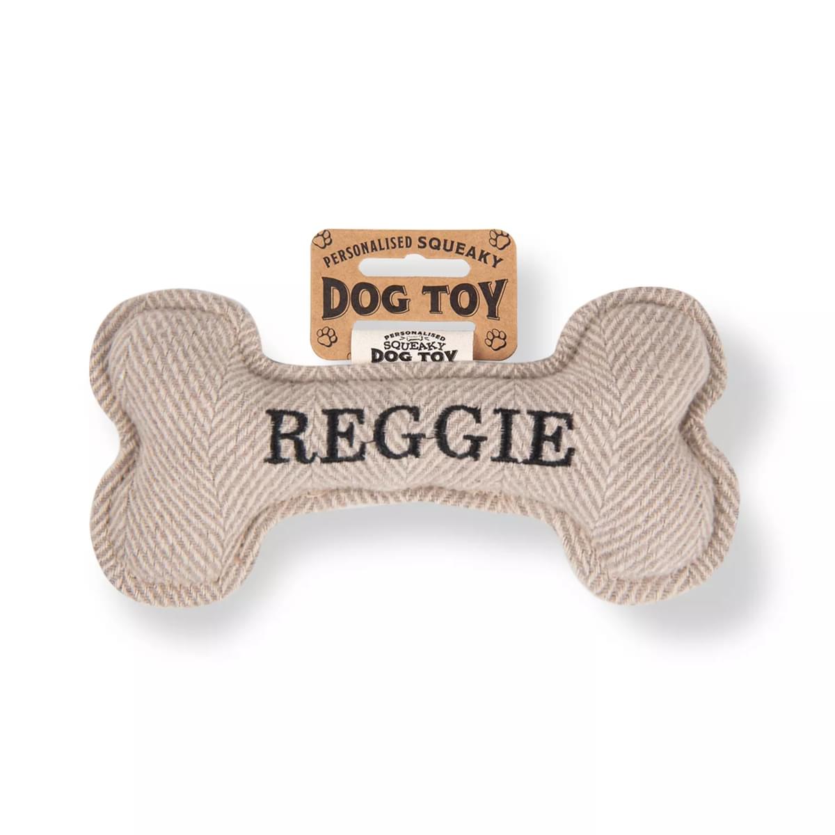 History & Heraldry Reggie Squeaky Bone Toy