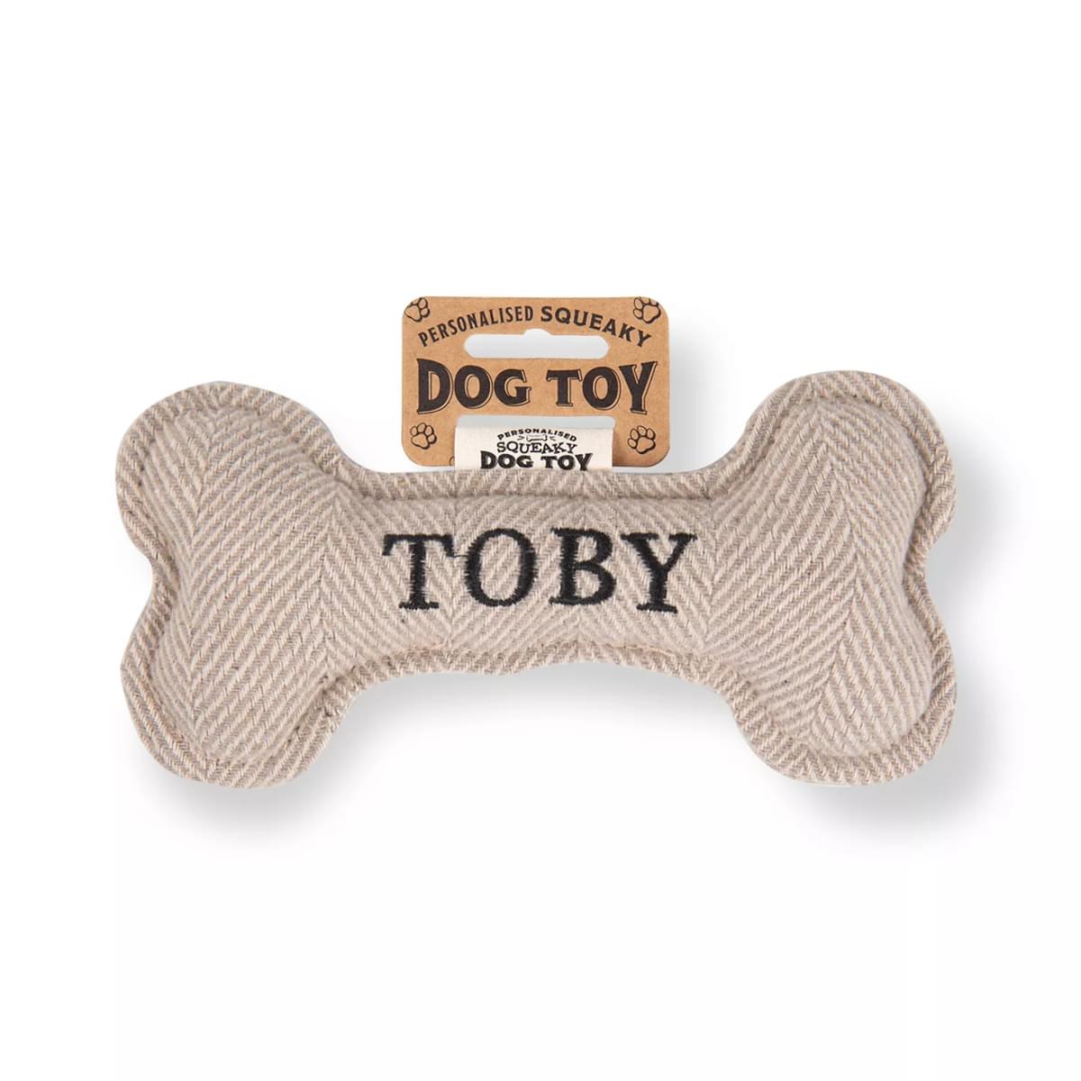 History & Heraldry Toby Squeaky Bone Toy
