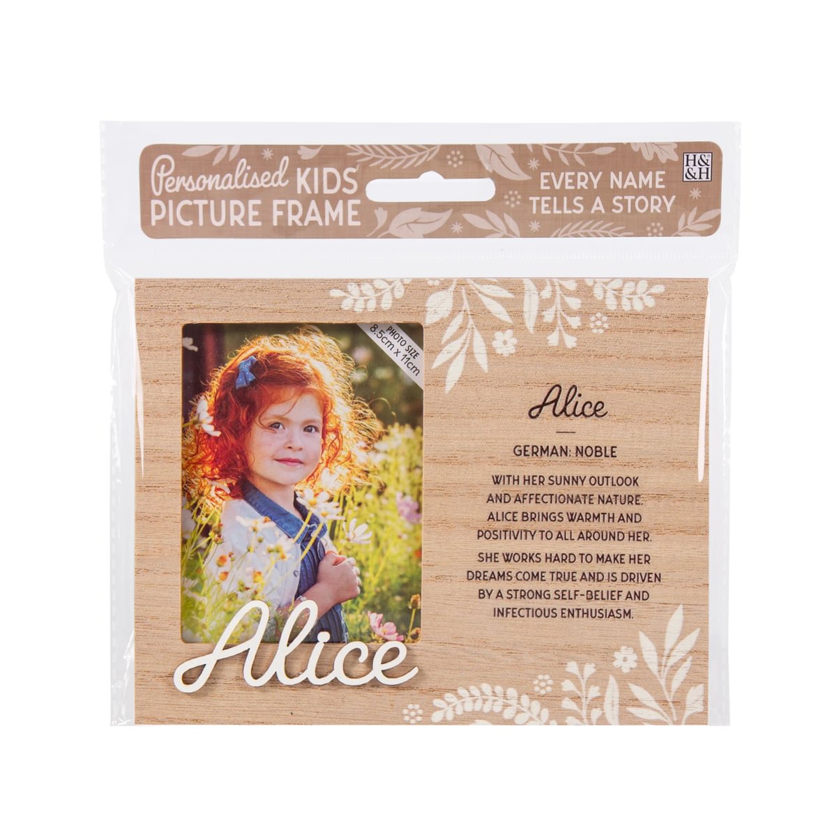History & Heraldry Alice Picture Frame