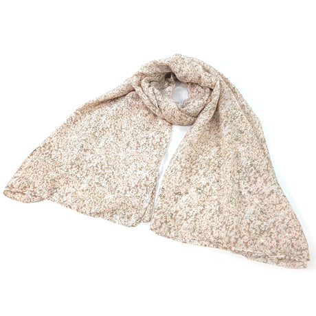 Black Ginger 180cm Hazelnut Cream Daisy Sparkle Scarf