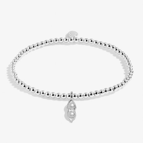 Joma Jewellery Silver Plated A Little 'Two Peas in a Pod' Bracelet