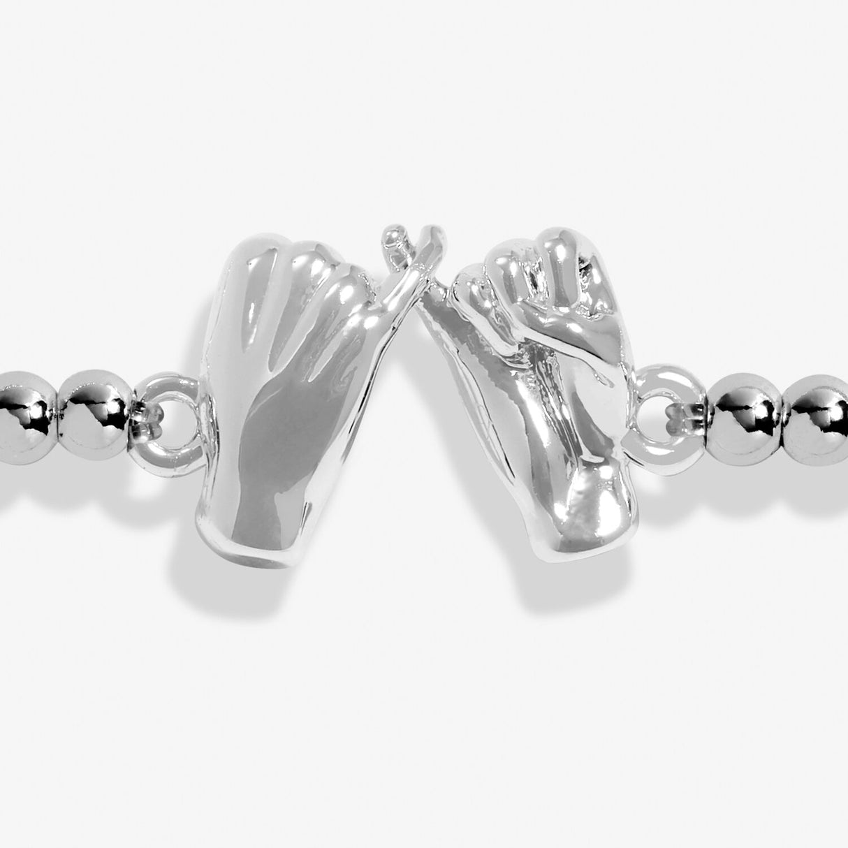 Joma Jewellery Silver Plated A Little 'Pinky Promise' Bracelet