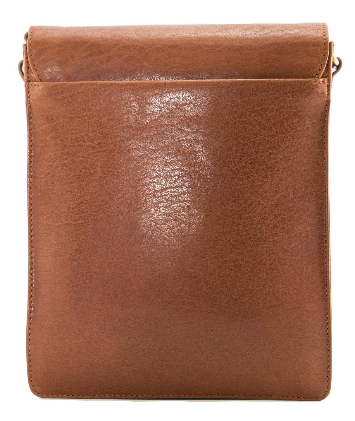 Mala Leather 26cm Tan Bloomsbury Medium Flap Satchel Bag - 7402 17