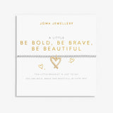 Joma Jewellery Silver Plated A Little 'Be Bold, Be Brave, Be Beautiful' Bracelet