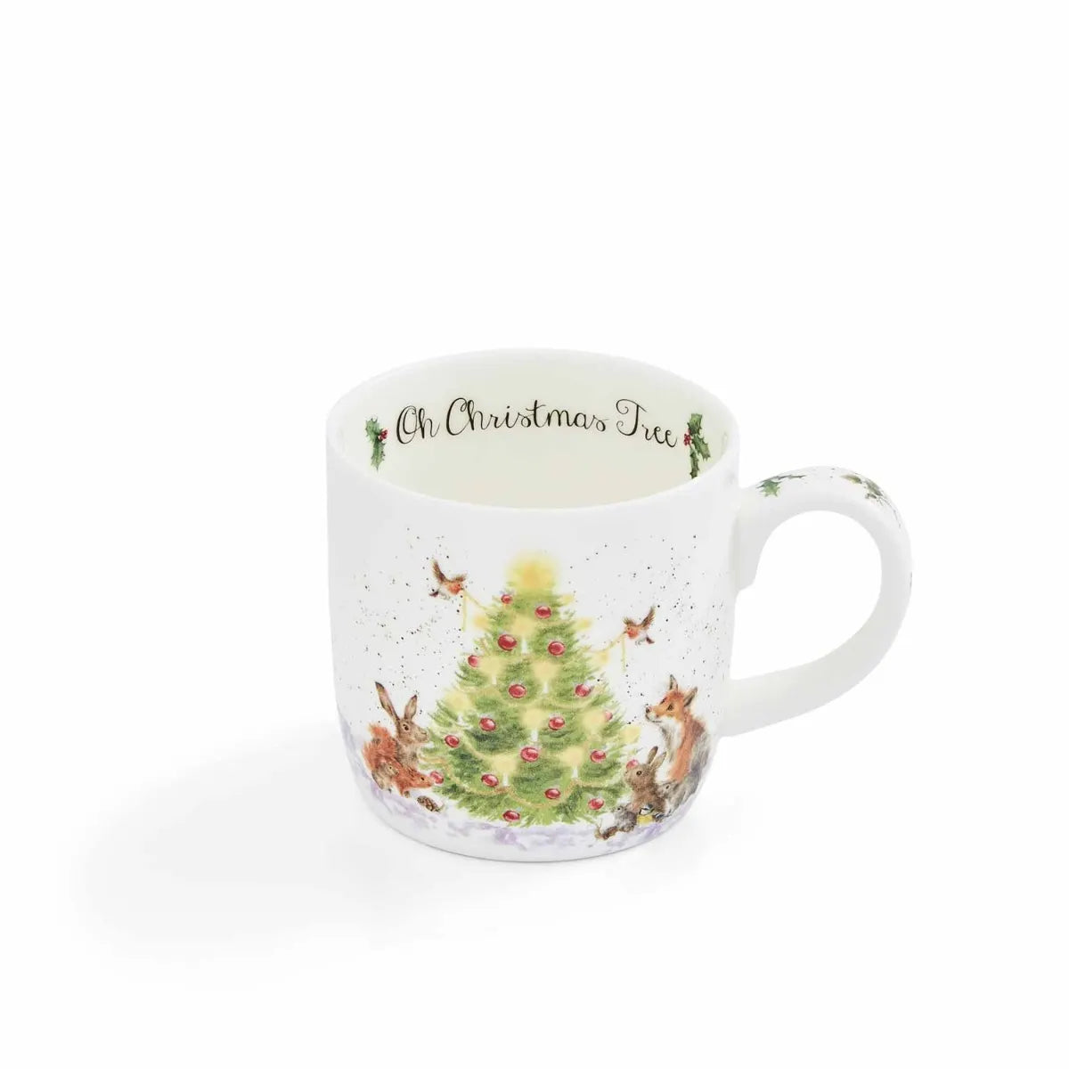 Wrendale Designs Oh Christmas Tree Fine Bone China Mug - MMQP5629-XT