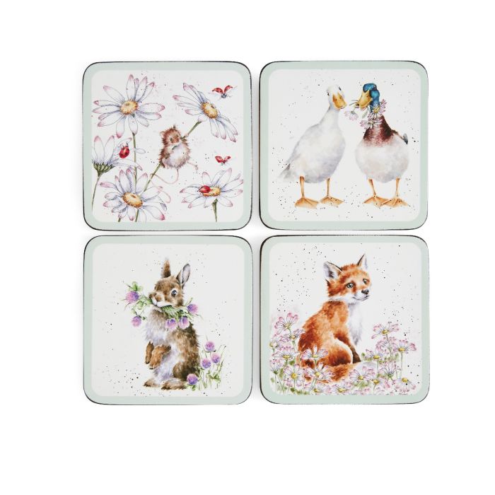 Wrendale Designs Wildflowers 4 Coasters - X0010249204