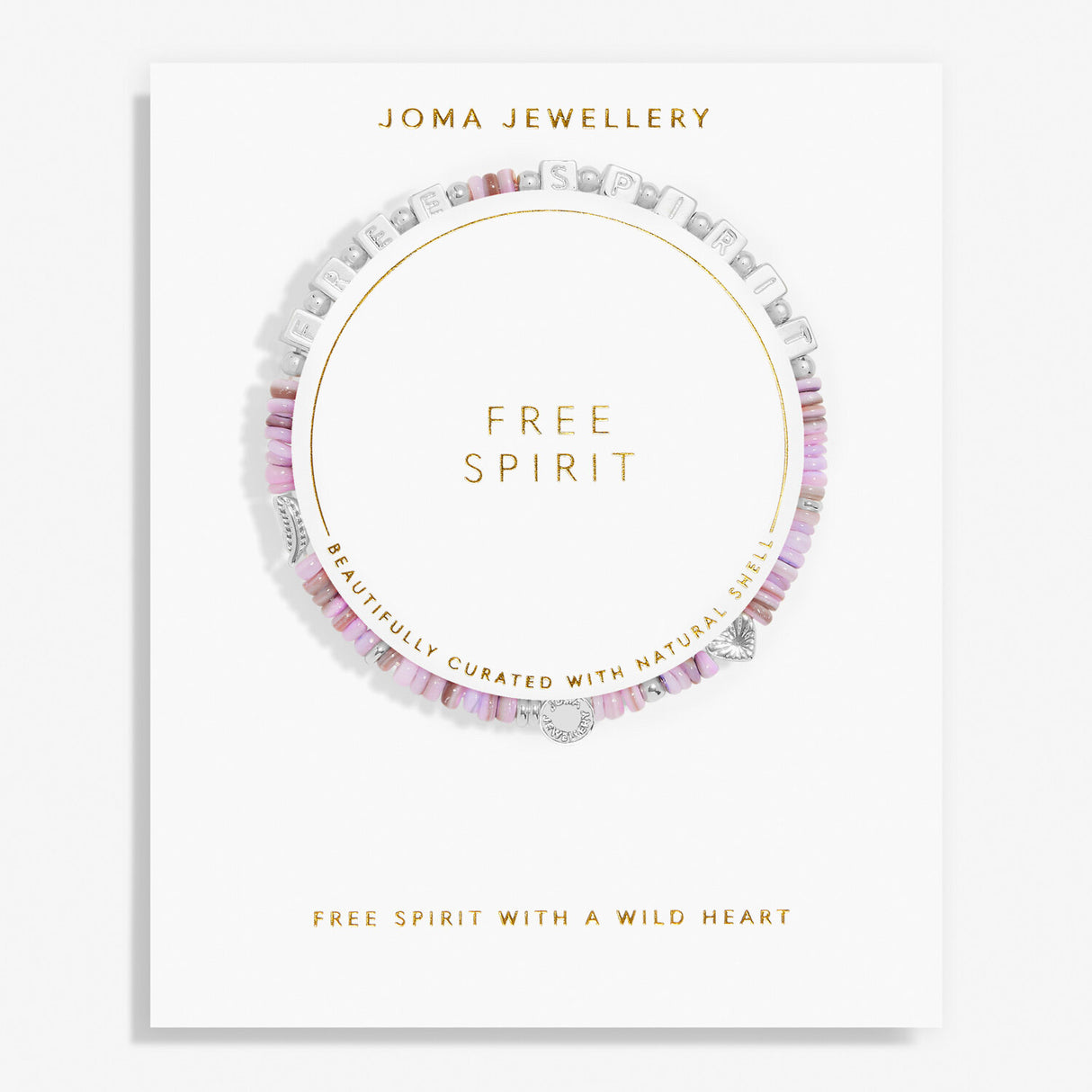 Joma Jewellery Silver Plated Happy Little Moments 'Free Spirit' Bracelet