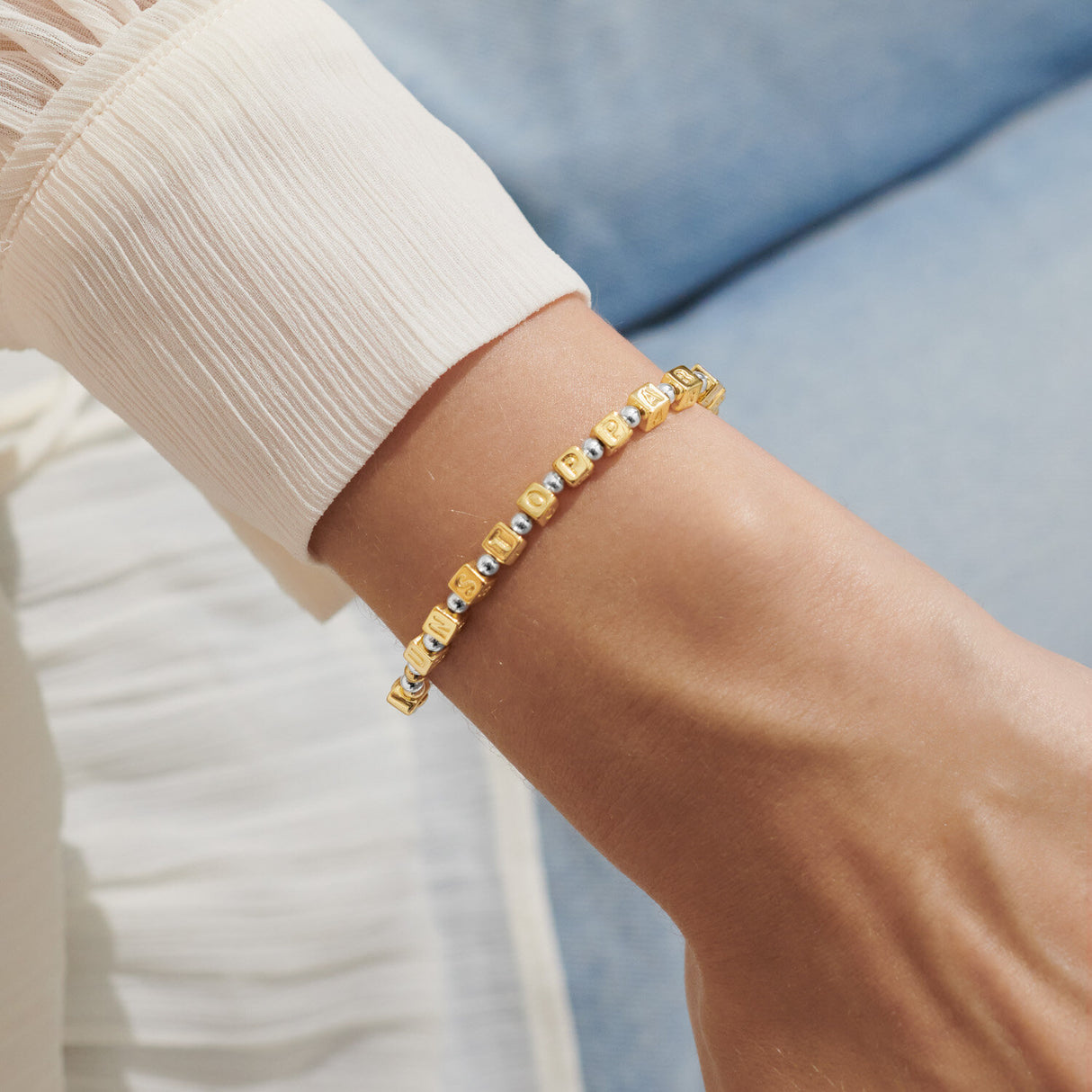 Joma Jewellery Silver & Gold Plated Happy Little Moments 'Unstoppable' Bracelet