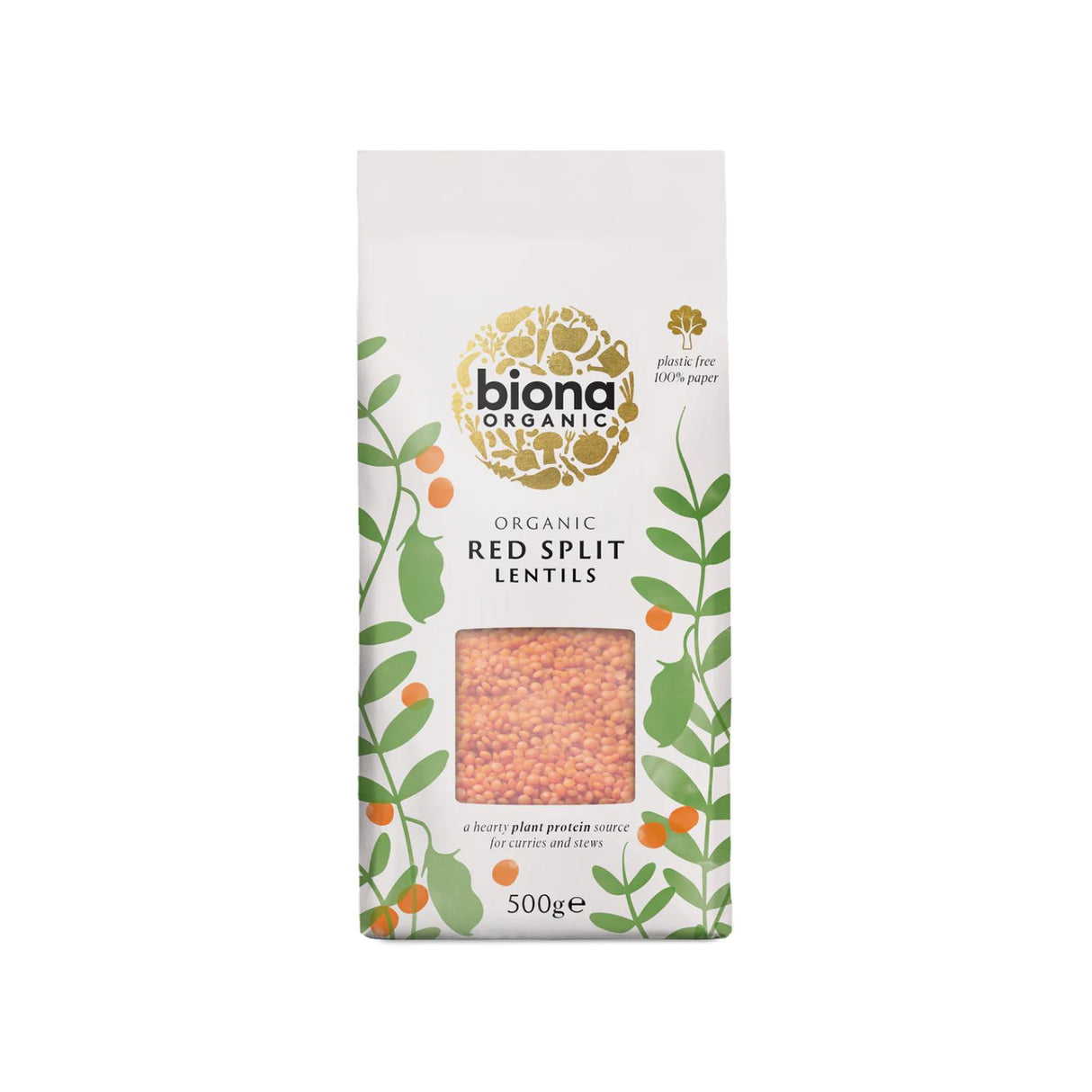 Biona 500g Split Red Lentils