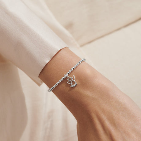 Joma Jewellery Silver Plated A Little 'Christmas Angel' Bracelet