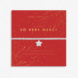 Joma Jewellery Silver Plated A Little 'So Very Merry' Christmas Bracelet