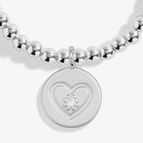 Joma Jewellery Silver Plated Christmas Cracker 'With Love' Bracelet