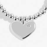 Joma Jewellery Silver Plated Bauble Box 'With Love' Bracelet