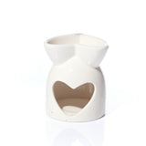 Richard Langs Ceramic Floral Heart Shaped Wax Burner - 7FD104