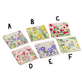 Richard Langs Floral Ceramic Coaster (Choice of 6) - 7FD130