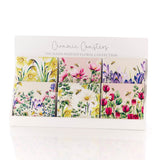 Richard Langs Floral Ceramic Coaster (Choice of 6) - 7FD130