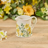 Richard Langs Small Ceramic Daffodil & Daisy Stoneware Jug - 7FD157