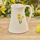 Richard Langs 18cm Embossed Daffodil Stoneware Jug - 7FW161
