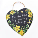 Richard Langs Welsh 'Friend Like You' Slate Heart Hanging Plaque - 7WL567