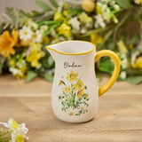 Richard Langs Welsh 'Blodau' Ceramic Daffodil Jug - 7WL580