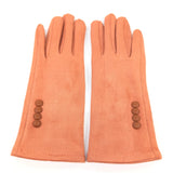 Black Ginger Pumpkin Orange Bright Coloured Gloves - 800-605