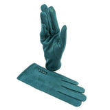Black Ginger Grass Green Bright Coloured Gloves - 800-606