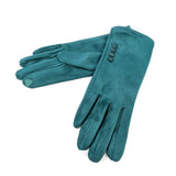 Black Ginger Grass Green Bright Coloured Gloves - 800-606