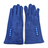 Black Ginger Royal Blue Bright Gloves