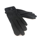 Black Ginger Black 3 Button Vintage Glove - 800-609