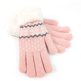 Black Ginger Pink Fluffy Nordic Gloves