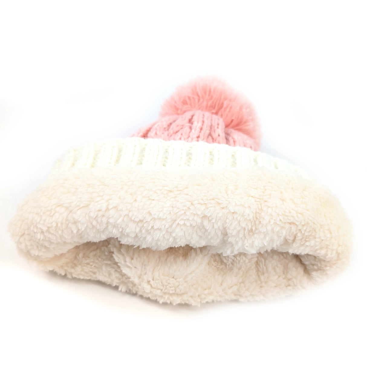 Black Ginger Pink Ice Cream Bobble Hat - 800-657