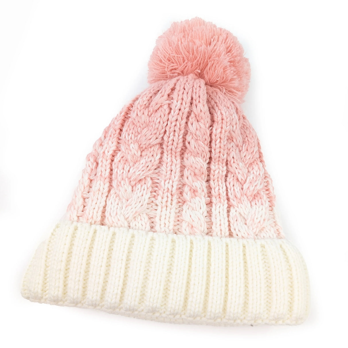 Black Ginger Pink Ice Cream Bobble Hat - 800-657
