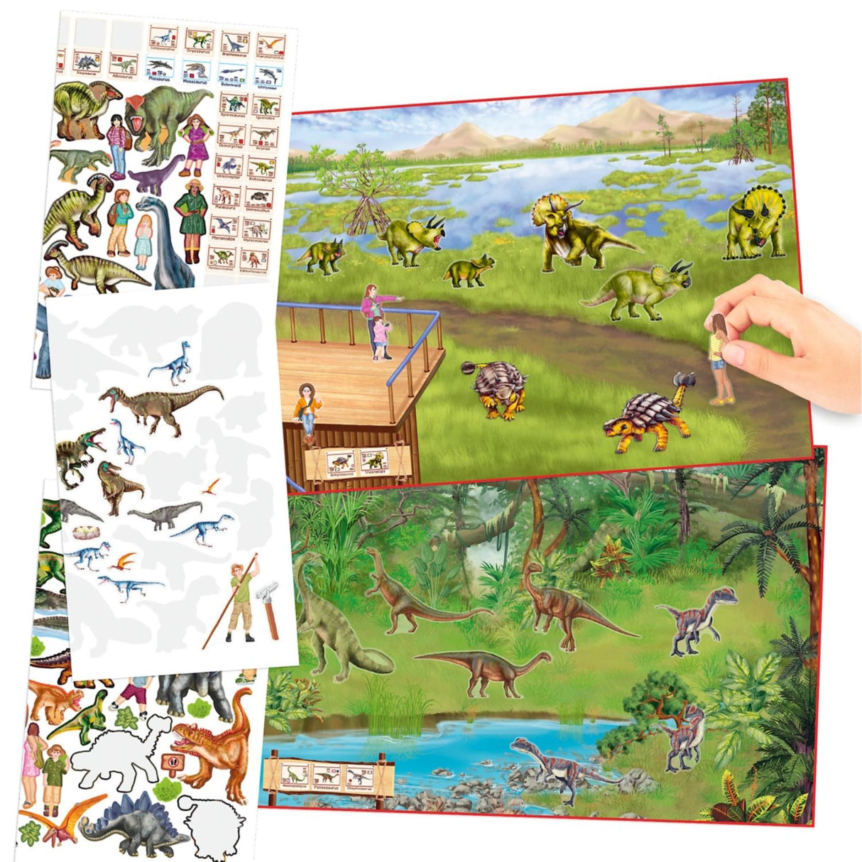 Depesche Create Your Dino Zoo Sticker Book