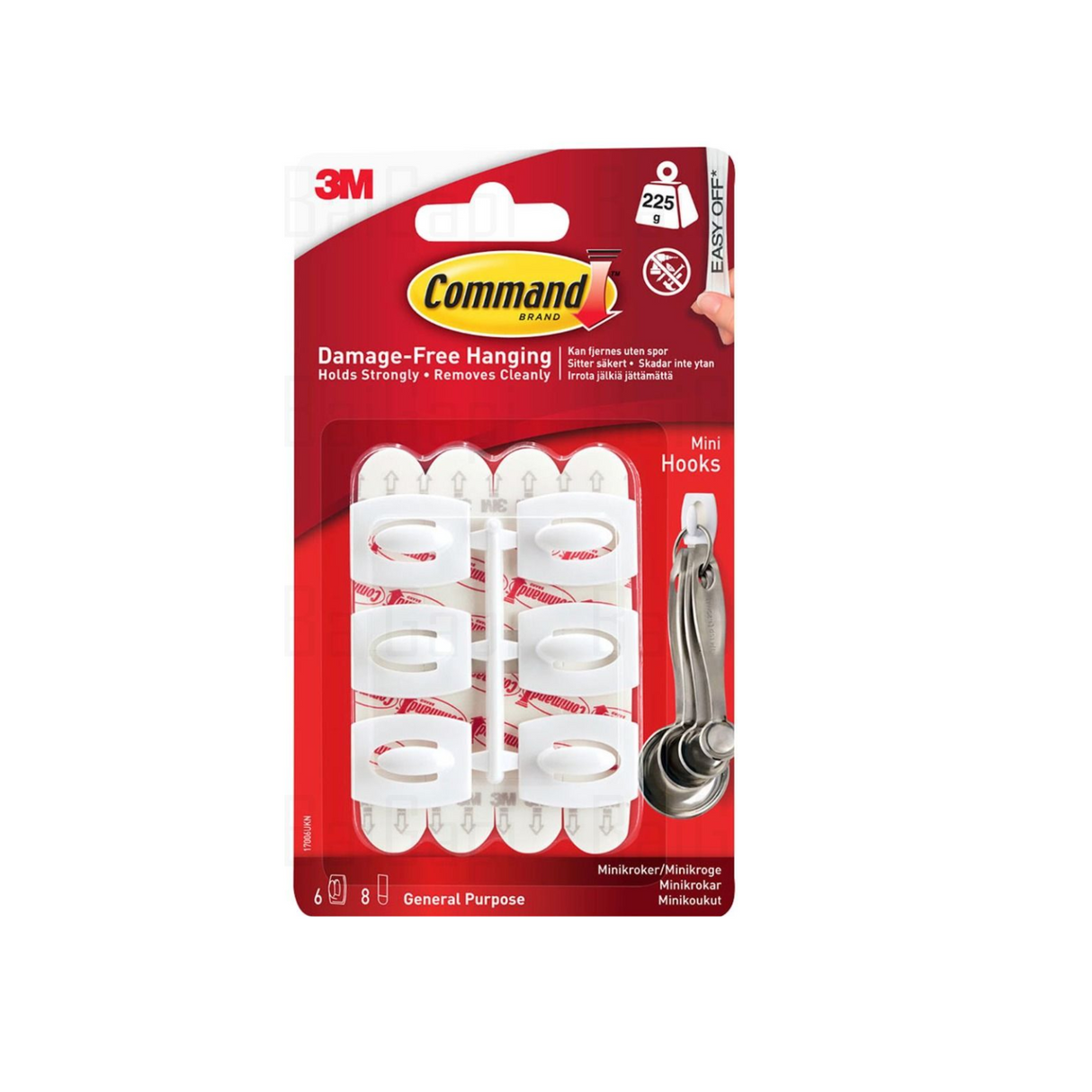 Command 3m White Mini Hooks