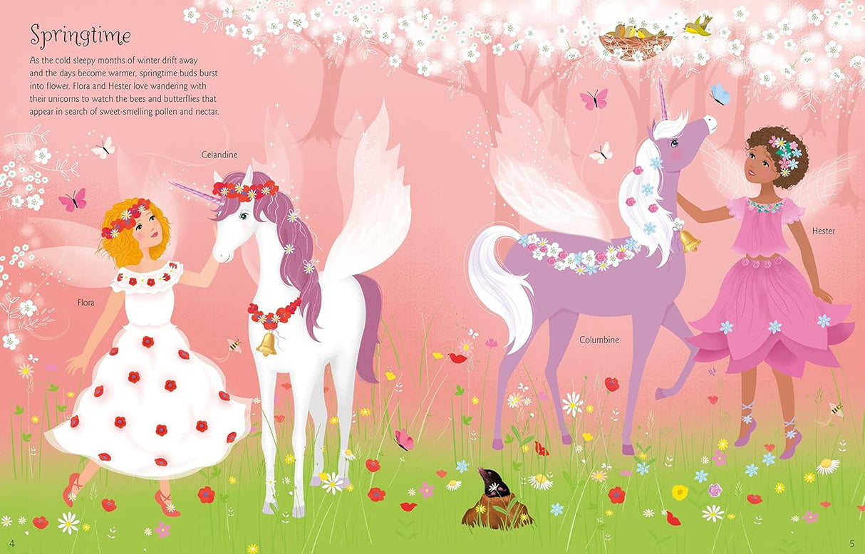 Usborne Dolly Dressing Unicorns Sticker Activity Book