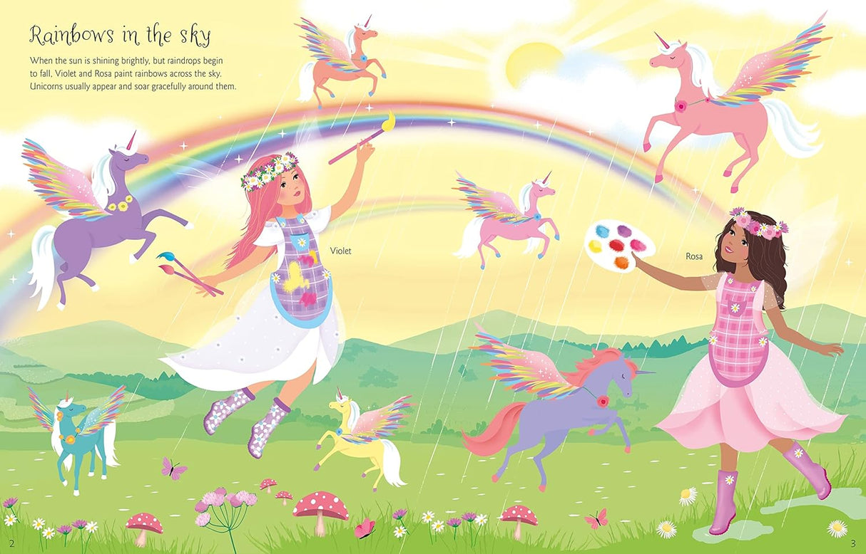 Usborne Dolly Dressing Unicorns Sticker Activity Book