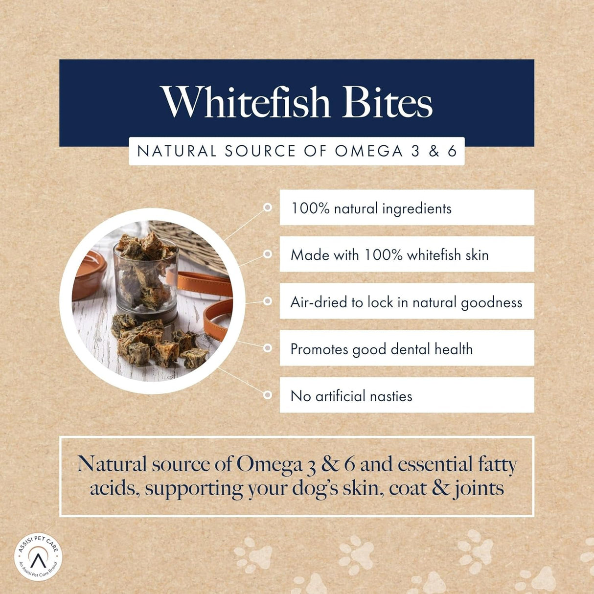 Hollings 75g Whitefish Dog Treats