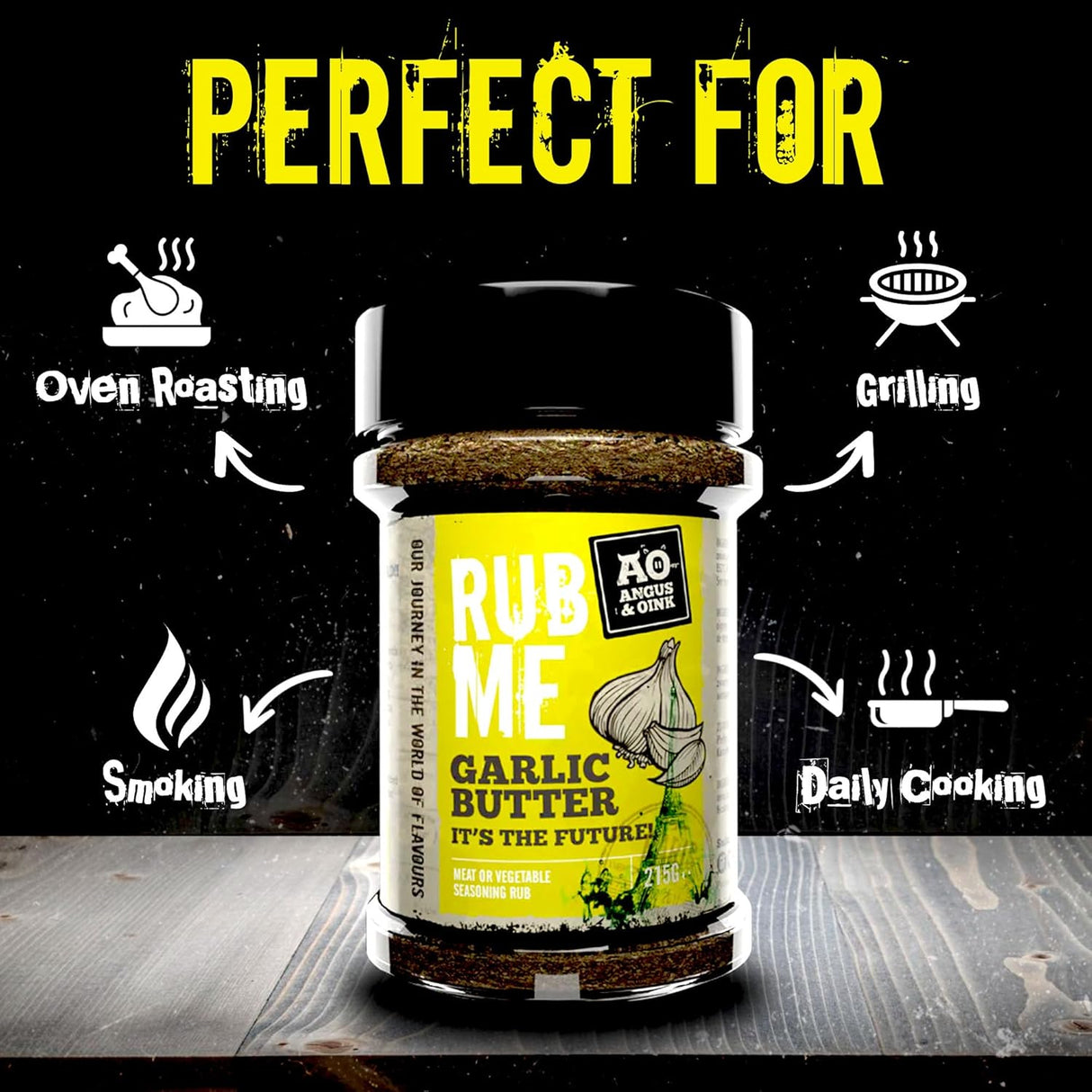Angus & Oink 225G Garlic Butter Rub