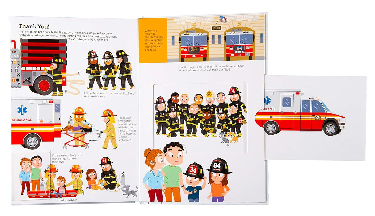 Ultimate Spotlight Firefighters Activity Book by Anne-Sophie Baumann