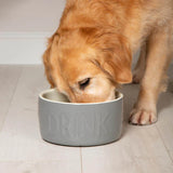 Scruffs Classic 20cm Stonewear Pet Water Bowl - Grey